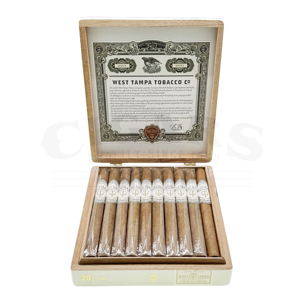 Buy West Tampa Tobacco White Lancero Cigars Online & Save Big – Cigars  Direct