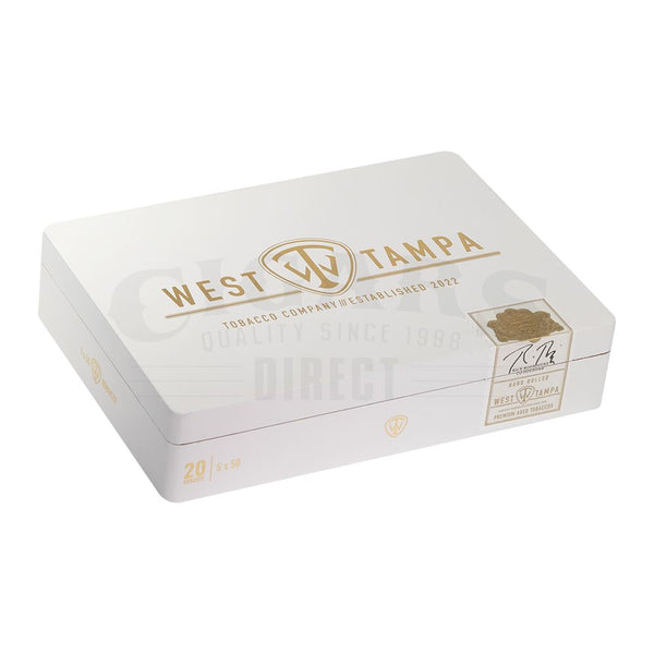 West Tampa Tobacco White Robusto Closed Box