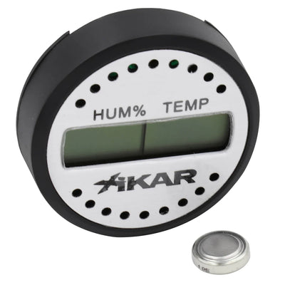 Xikar Round Digital Hygrometer with Battery