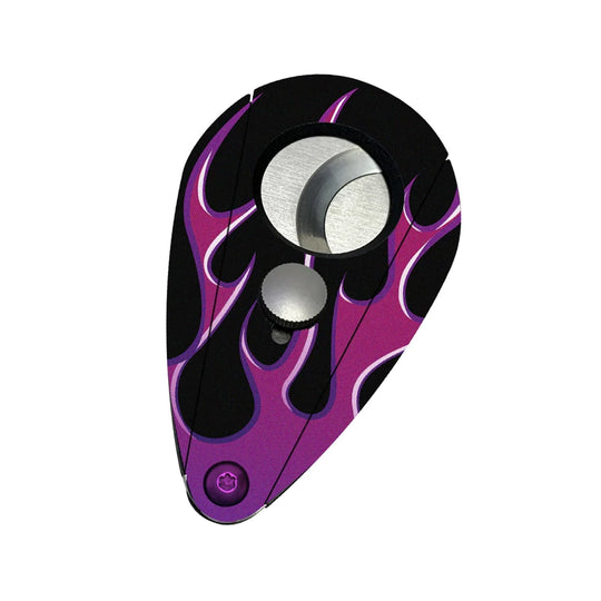 Xikar Xi2  (Hot Rod Series) Black with Purple Flames Cutter
