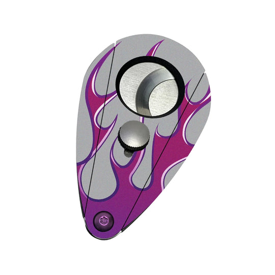 Xikar Xi2  (Hot Rod Series) Gray with Purple Flames Cutter