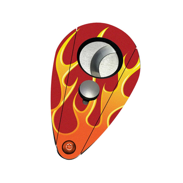 Xikar Xi2  (Hot Rod Series) Red with Orange Flames Cutter