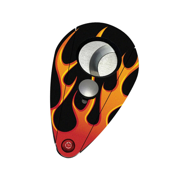 Xikar Xi2 (Hot Rod Series) Black with Red Flames Cutter