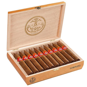 5 Vegas Classic Torpedo Open Box