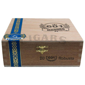 601 Blue Label Maduro Robusto Box Closed