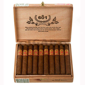 601 Red Label Habano Torpedo Box Open