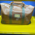 The OpusX Society Italian Leather Duffle Bag Camel and Green Video