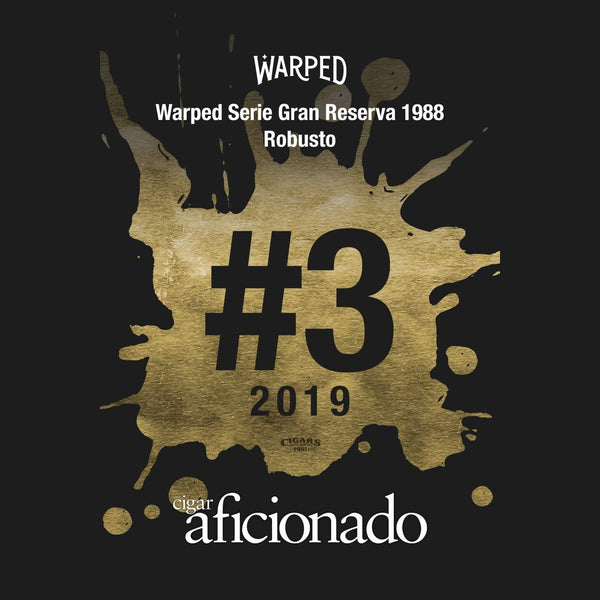 Warped Serie Gran Reserva 1988 Robusto 2019 No.3 Cigar of the Year
