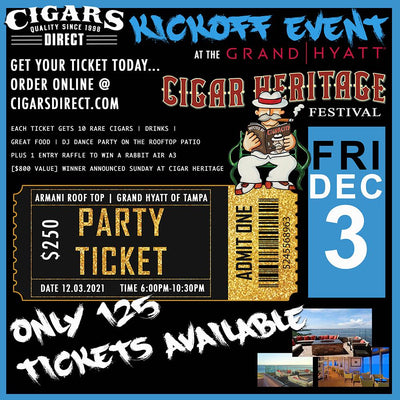 Cigars Direct Kick Off Party | Cigar Heritage Weekend Flyer