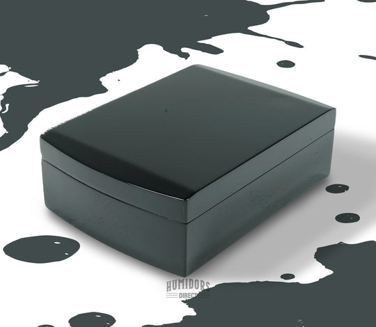 Midnight Black Travel Humidor Set