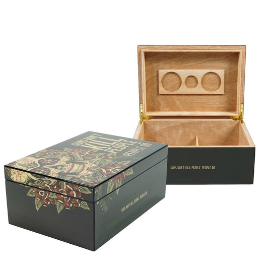 Guns Dont Kill People 50 Count Humidor