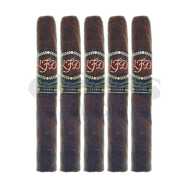 La Flor Dominicana Ligero Cabinet L-200 Oscuro 5 Pack