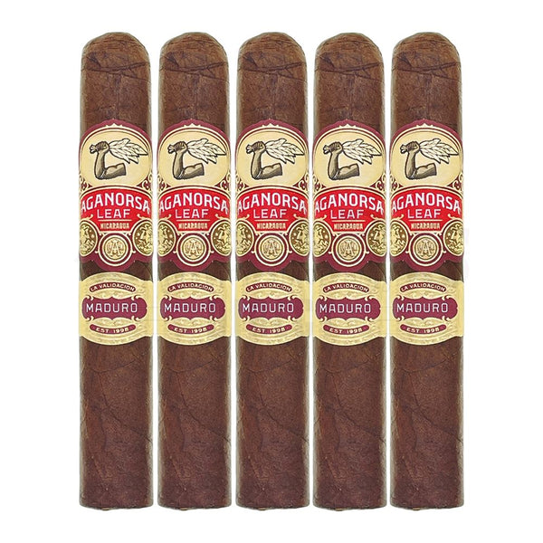 Aganorsa Leaf La Validacion Maduro Gran Robusto 5 Pack