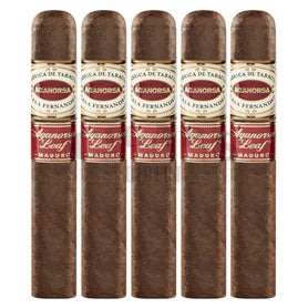 Aganorsa Leaf Maduro Robusto Extra 5 Pack