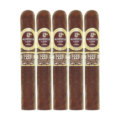 Aganorsa Leaf Rare Leaf Reserve Robusto 5 Pack