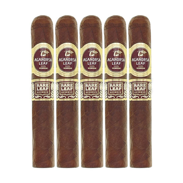 Aganorsa Leaf Rare Leaf Reserve Robusto 5 Pack