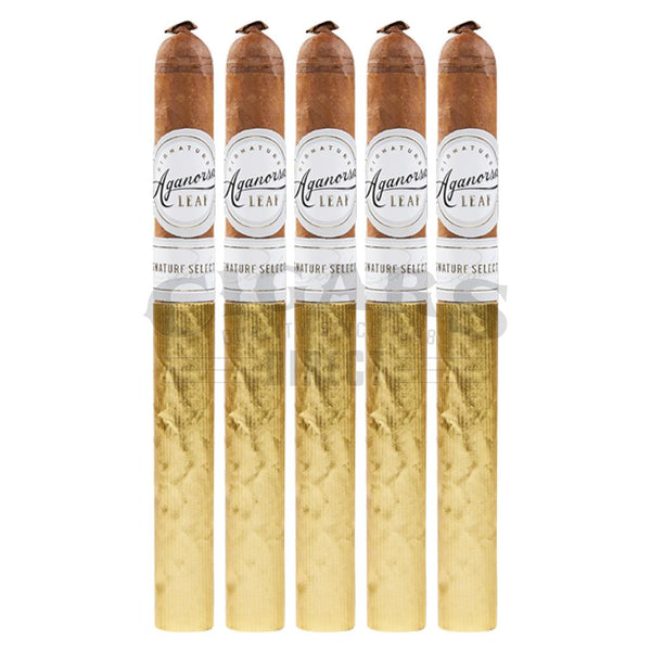 Aganorsa Leaf Signature Selection Corona Gorda 5 pack