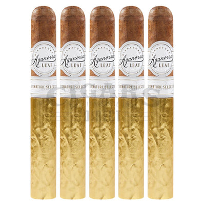 Aganorsa Leaf Signature Selection Toro 5 Pack