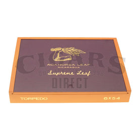 Aganorsa Leaf Supreme Leaf Limited Edition Torpedo Closed Box Front View