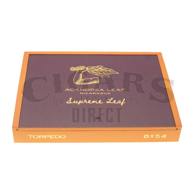 Aganorsa Leaf Supreme Leaf Limited Edition Torpedo Closed Box Front View