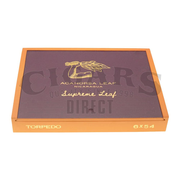 Aganorsa Leaf Supreme Leaf Limited Edition Torpedo Closed Box Front View