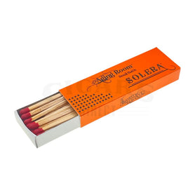 Aging Room Solera Orange Box of Long Stem Matches Angled Open View