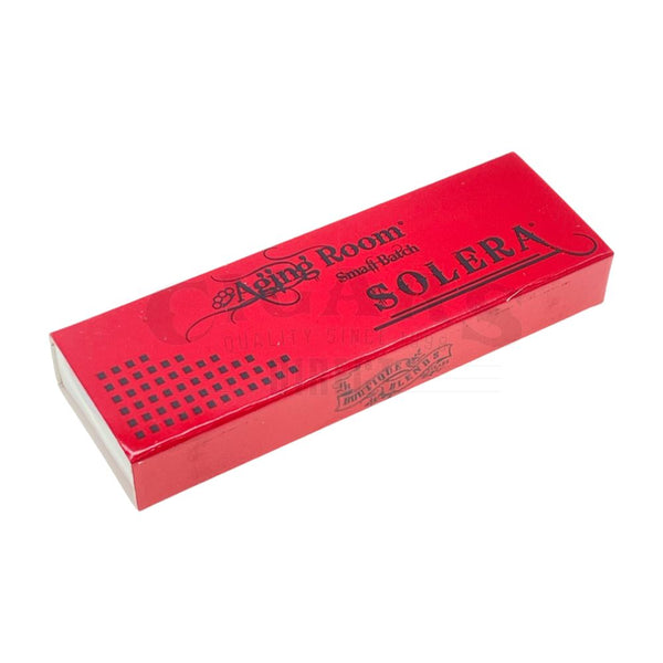 Aging Room Solera Red Box of Long Stem Matches Angled View