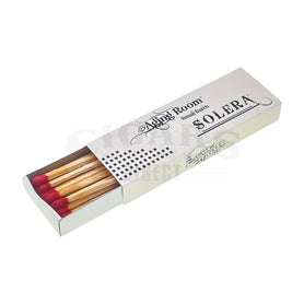 Aging Room Solera White Box of Long Stem Matches Open View
