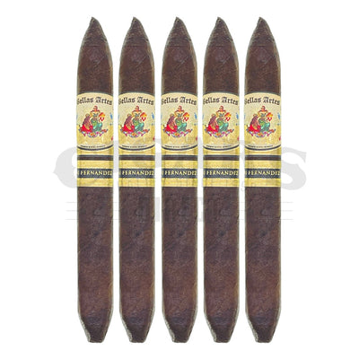 AJ Fernandez Bellas Artes Maduro Figurado 5 Pack