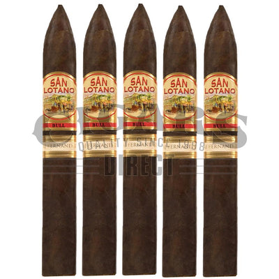 AJ Fernandez San Lotano The Bull Torpedo 5 Pack