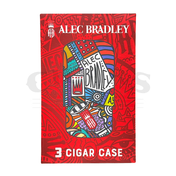 Alec Bradley 3 Cigar Leather Case in Color Box 