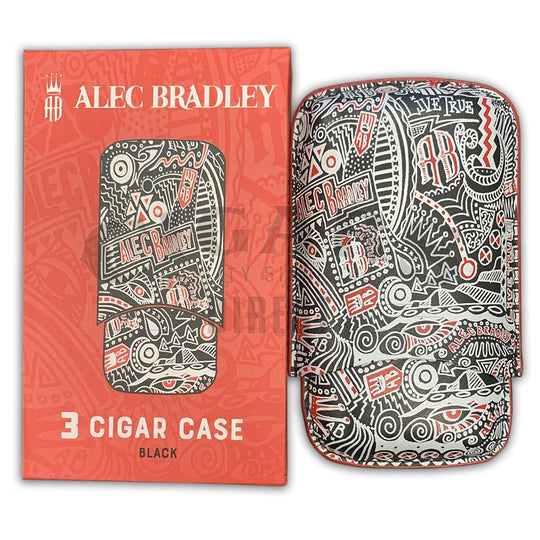 Alec Bradley 3 Cigar Leather Case