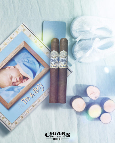 Alec Bradley its a Boy Blue Box Art Work