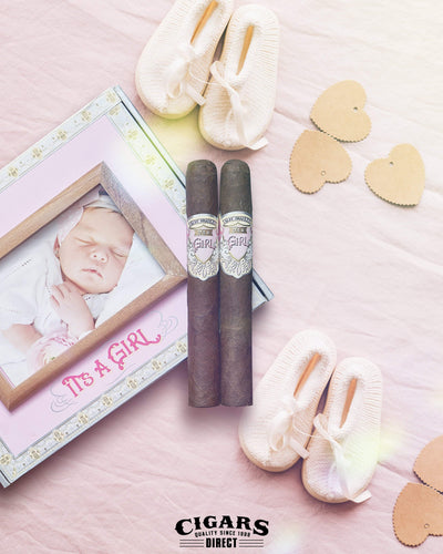Alec Bradley its a Girl Pink Box Art Work