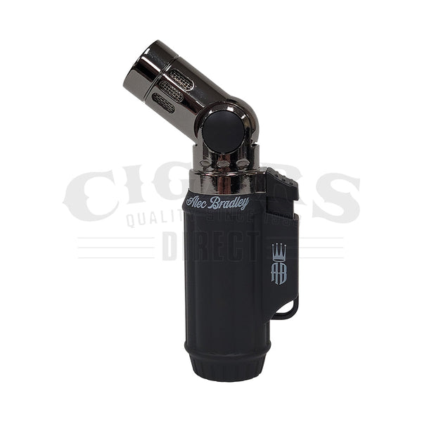 Alec Bradley Mugshot Quad Adjustable Torch Lighter Full Angle 