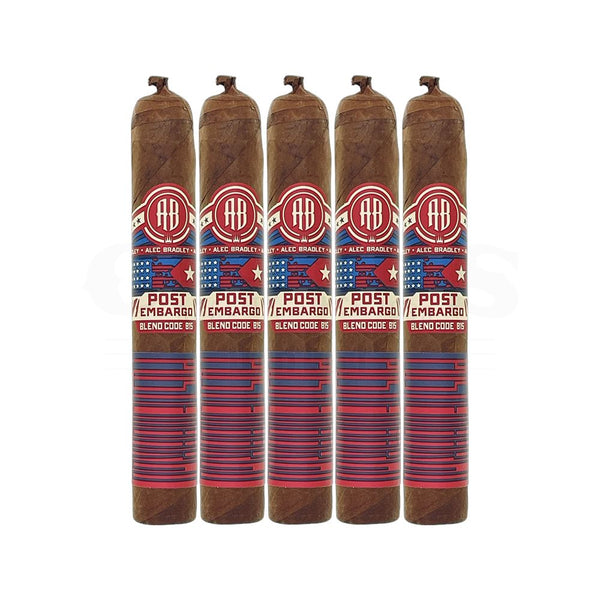 Alec Bradley Post Embargo Blend Code B15 Robusto 5 pack