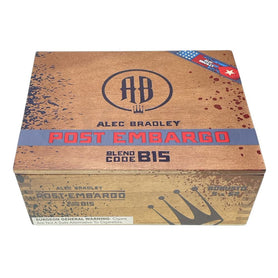 Alec Bradley Post Embargo Blend Code B15 Robusto Closed Box