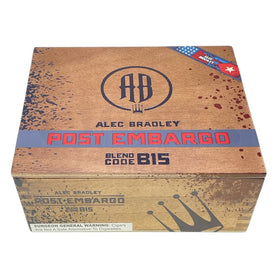 Alec Bradley Post Embargo Blend Code B15 Toro Closed Box