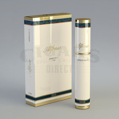 Alfonso Extra Anejo No.3 Primorosos Toros Pack of 3 Tubos