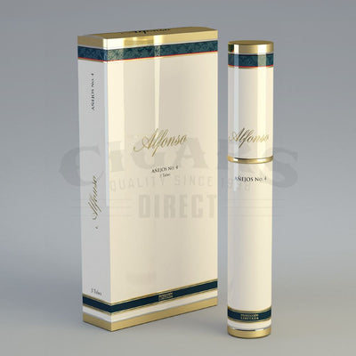 Alfonso Extra Anejo No.4 Imponentes Toro Grande Pack of 3 Tubos
