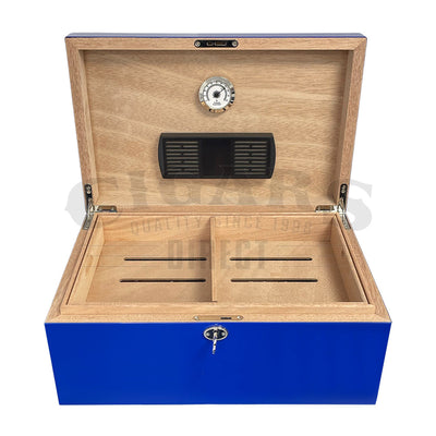 Pacific Blue 100 Count Humidor Open