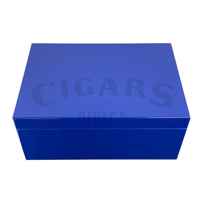 Pacific Blue 50 Count Humidor Closed front View