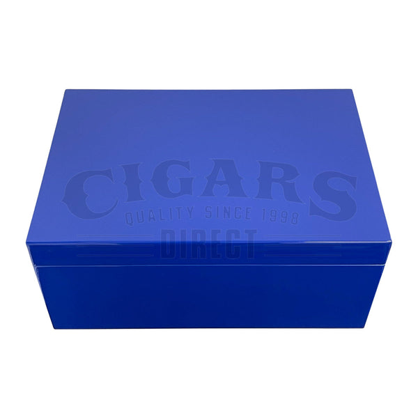 Pacific Blue 50 Count Humidor Closed front View