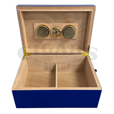 Pacific Blue 50 Count Humidor Open Front View