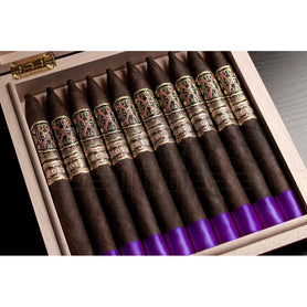 Arturo Fuente Aged Selection 2020 Opus X Ltd. Purple Rain Humidor Purple Rain Lanceros