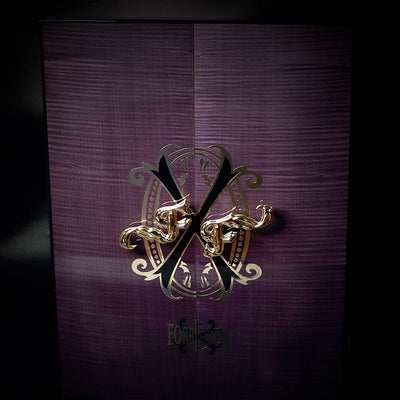 Arturo Fuente Aged Selection 2021 Limited Edition OpusX Purple Rain "Dream" Humidor Closed Front View