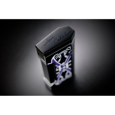 Arturo Fuente Aged Selection 2022 L.E. Opus X Purple Rain Magma X Lighter Black Top View