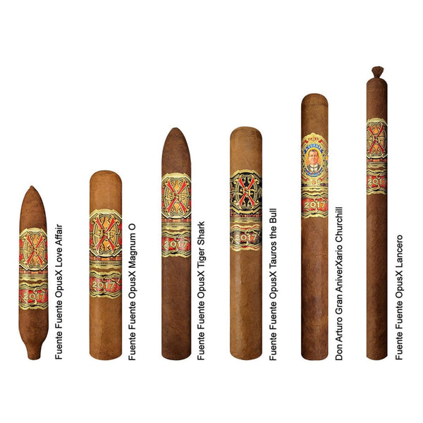 Arturo Fuente Aged Selection Fall 2022 Opus6 Travel Humidor and Cigars Cigars and Names