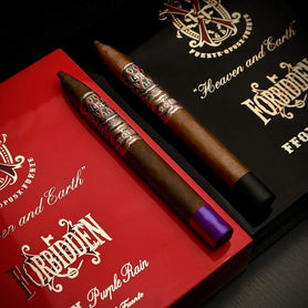 Arturo Fuente Aged Selection Ffox Heaven And Earth Purple Rain And Rare Black Boxes Side By Side