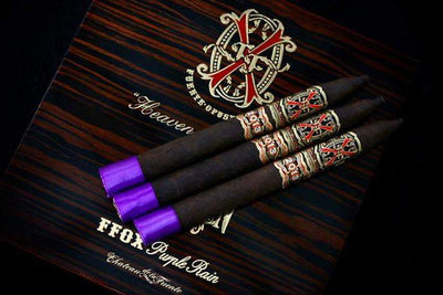 Arturo Fuente Aged Selection Ffox Heaven And Earth Purple Rain Macassar Cigars